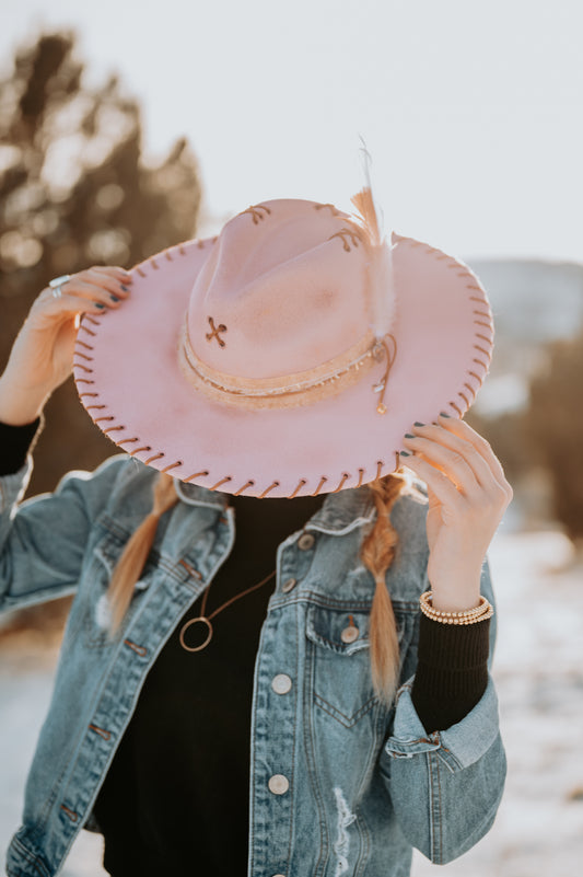 Pink Lady Brim Hat